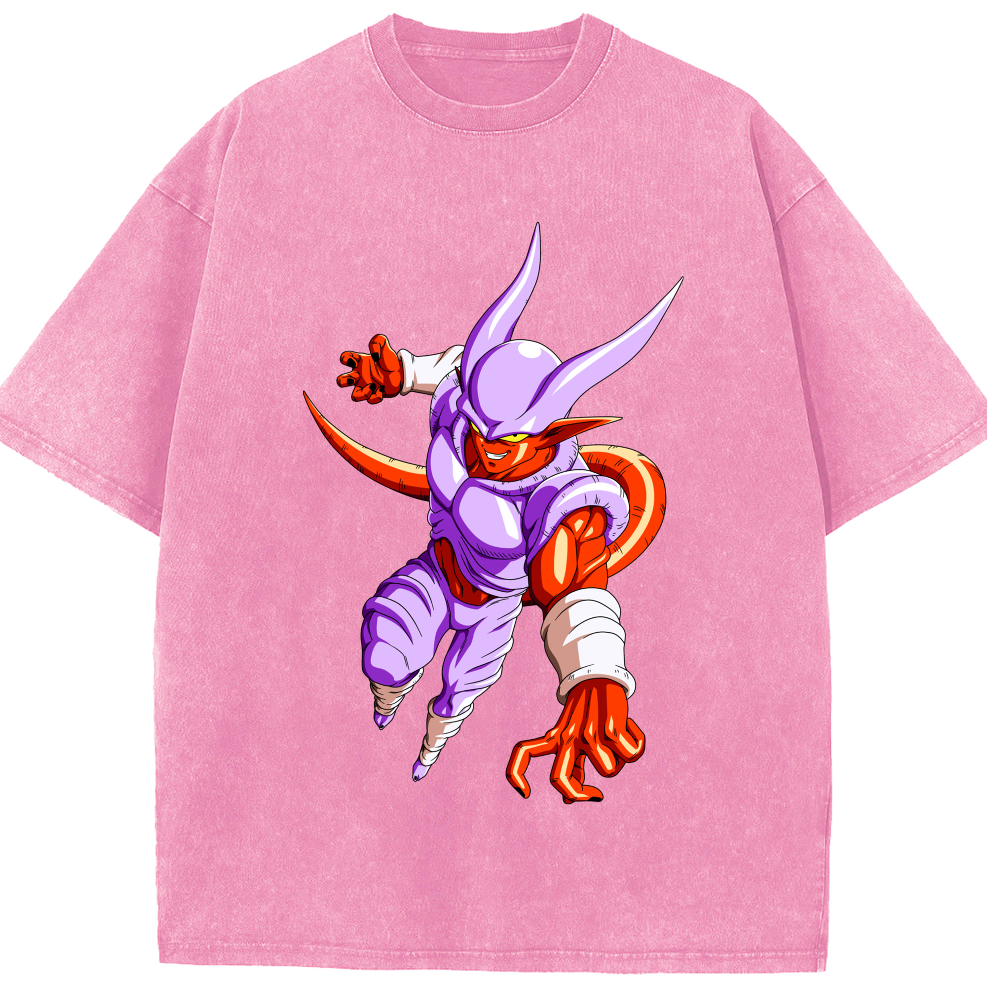 （画像用） ドラゴンボール ジャネンバ DRAGON BALL Janemba 綿100% ヴィンテージ風 半袖Tシャツ（フロントプリント）